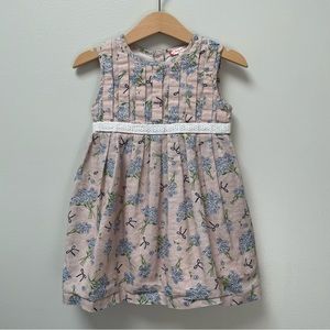 Ruby & Bloom floral/bows/lace dress set Size 24 months